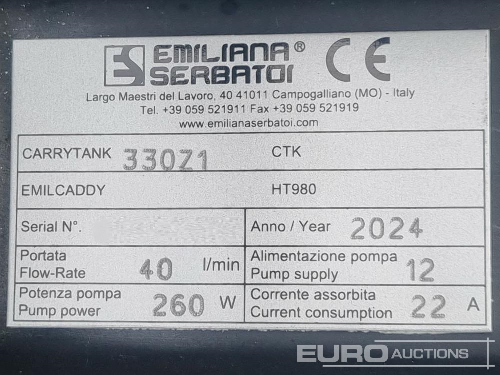 Unused Emiliana Serbatoi 330Z1 - خزان تخزين: صور 5 Unused Emiliana Serbatoi 330Z1 - خزان تخزين: صور 5