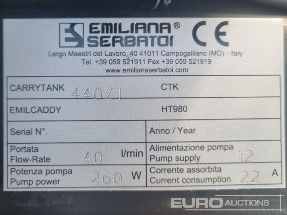 Unused Emiliana Serbatoi 440Z1 - خزان تخزين: صور 5 Unused Emiliana Serbatoi 440Z1 - خزان تخزين: صور 5