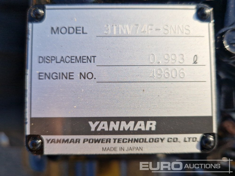 المحرك Unused Yanmar 3TNV74F-SNNS: صور 11