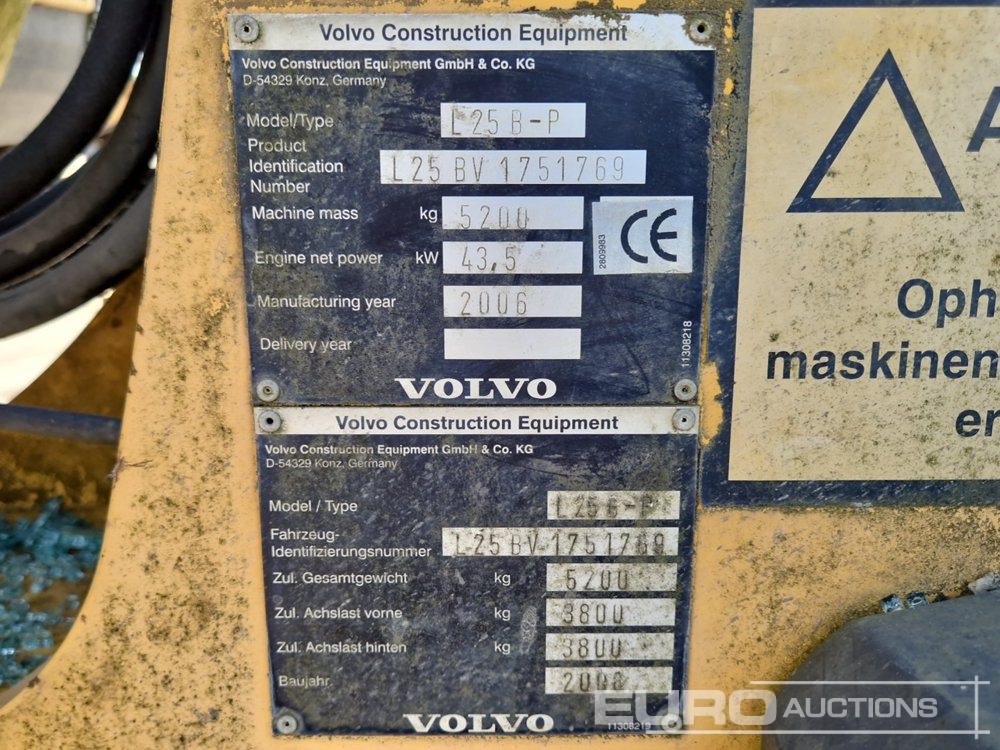 Volvo L25B-P - اللودر بعجل: صور 5 Volvo L25B-P - اللودر بعجل: صور 5
