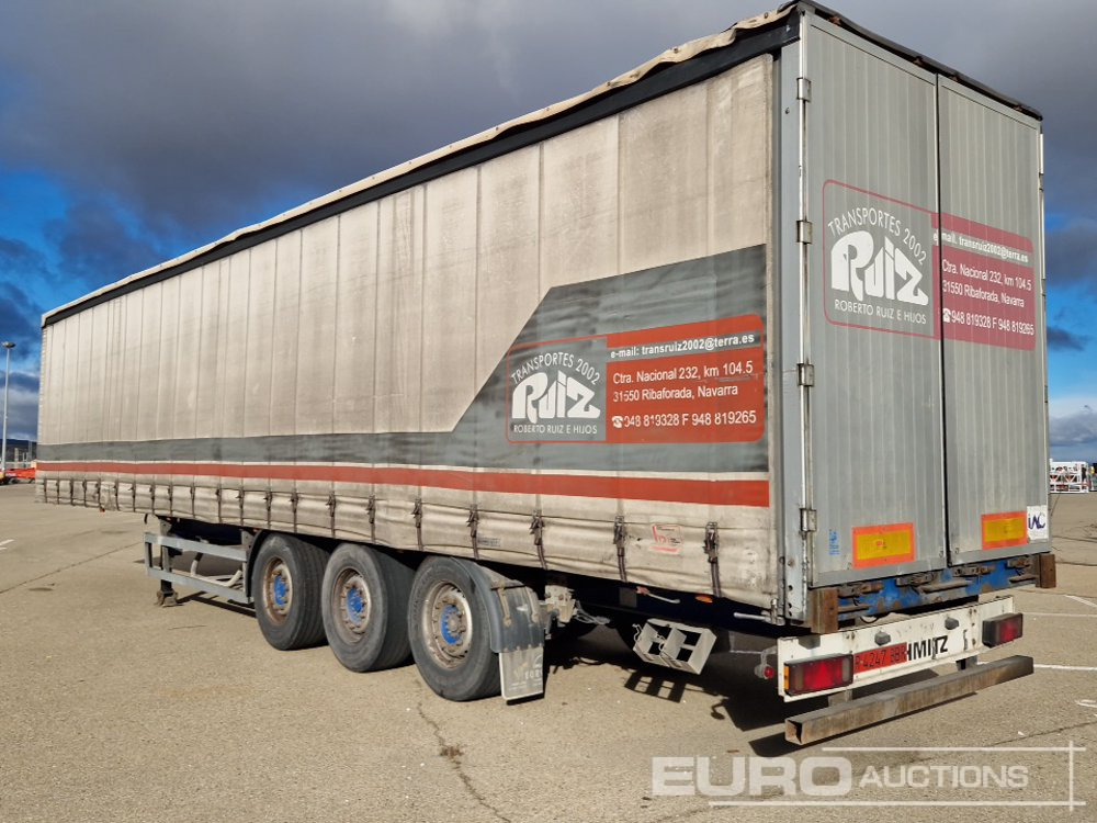 2001 Trailer Profi PRSH24 3 Axle Cuartainsider Trailer (Spanish Reg Docs Available / Documentación Española Disponible) - الخيمة نصف مقطورة: صور 4 2001 Trailer Profi PRSH24 3 Axle Cuartainsider Trailer (Spanish Reg Docs Available / Documentación Española Disponible) - الخيمة نصف مقطورة: صور 4
