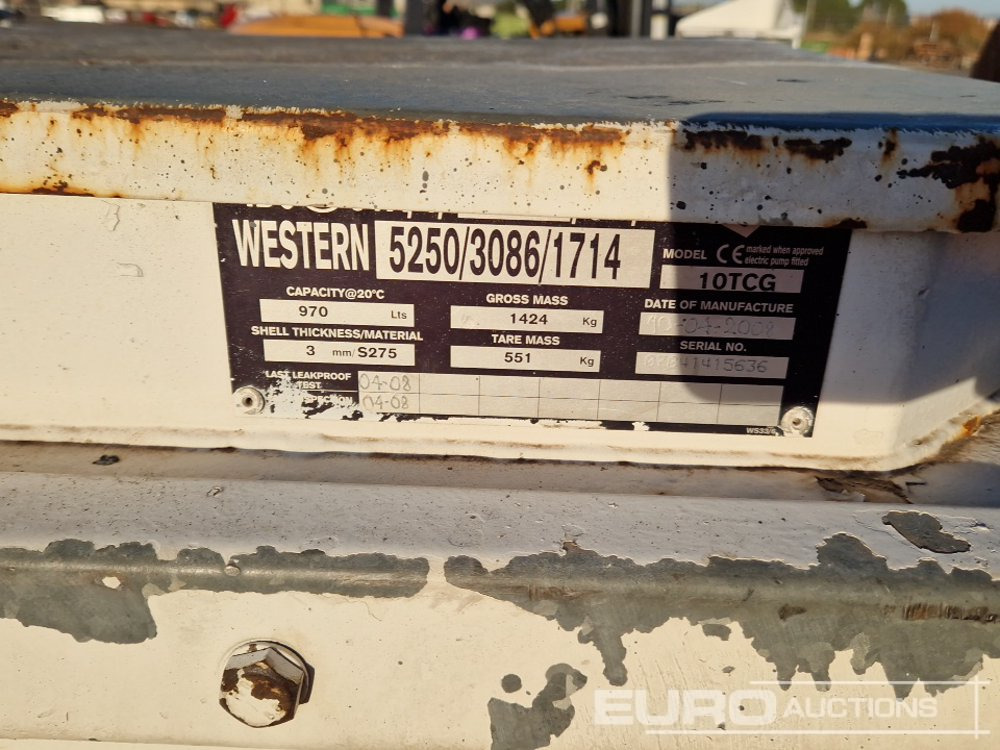 2008 Western 1000Ltr Diesel Bowser - خزان تخزين: صور 5 2008 Western 1000Ltr Diesel Bowser - خزان تخزين: صور 5