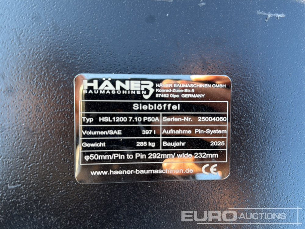 Unused 2025 Häner HSL1200 7.10 P50A - بكت: صور 5 Unused 2025 Häner HSL1200 7.10 P50A - بكت: صور 5