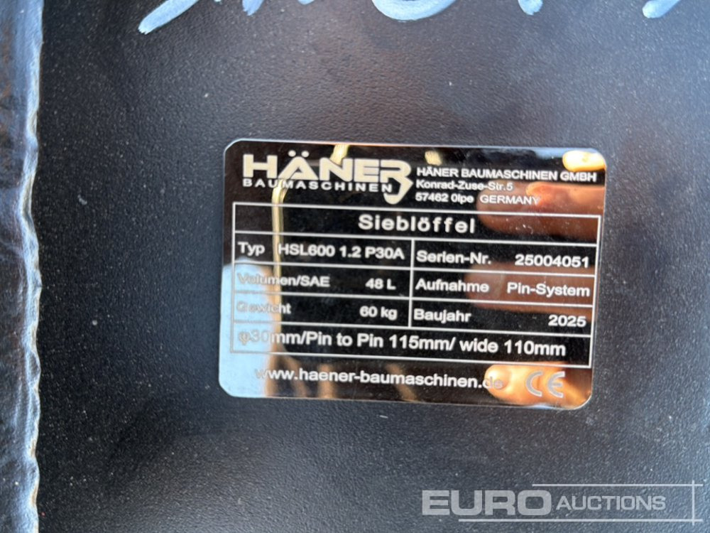 Unused 2025 Häner HSL600 1.2 P30A - بكت: صور 5 Unused 2025 Häner HSL600 1.2 P30A - بكت: صور 5