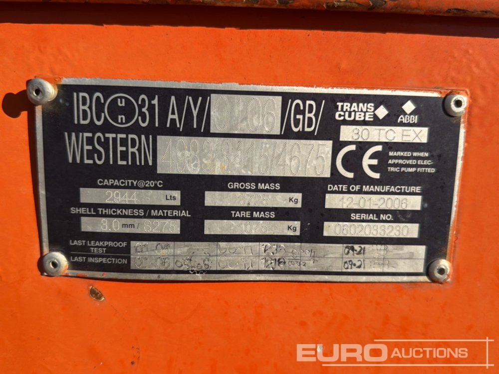 Western 3000 Litre - خزان تخزين: صور 5 Western 3000 Litre - خزان تخزين: صور 5