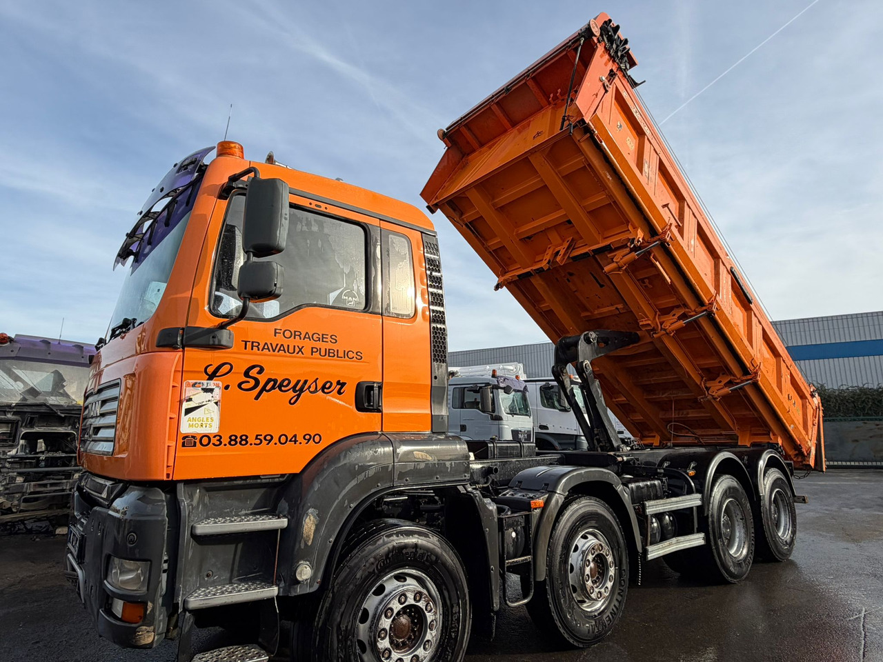 Camion benne arrière MAN avec benne Meiller BC-823-PC - قلابات: صور 2 Camion benne arrière MAN avec benne Meiller BC-823-PC - قلابات: صور 2