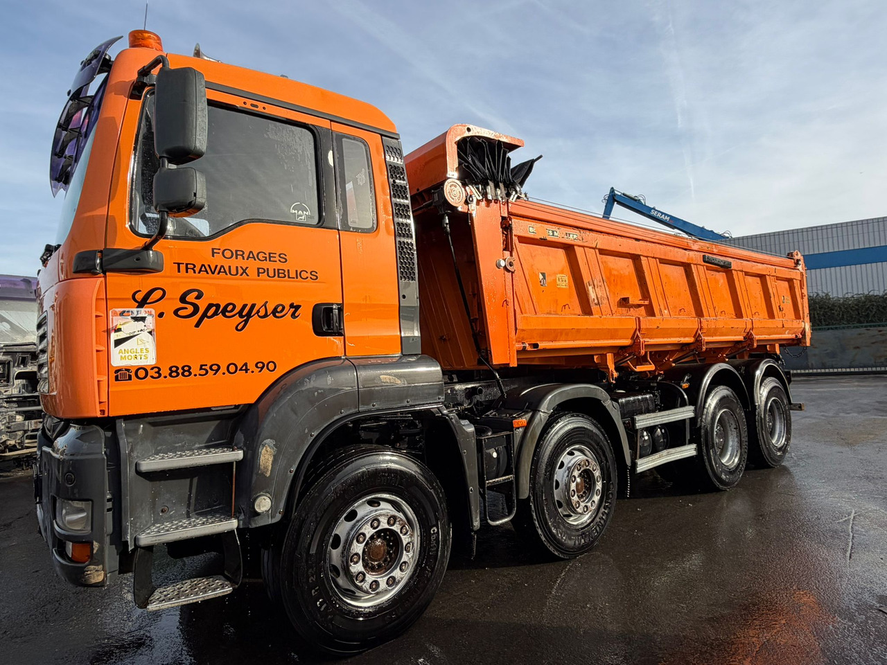 Camion benne arrière MAN avec benne Meiller BC-823-PC - قلابات: صور 4 Camion benne arrière MAN avec benne Meiller BC-823-PC - قلابات: صور 4