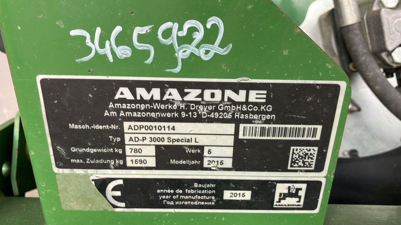 Amazone AD-P 3000 Spezial - معدات بذار: صور 2 Amazone AD-P 3000 Spezial - معدات بذار: صور 2