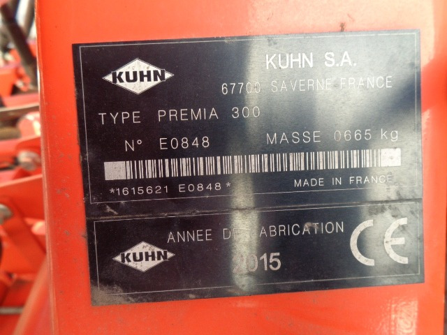 Kuhn Drillkombination Premia 300 - الأمشاط الزراعية: صور 5 Kuhn Drillkombination Premia 300 - الأمشاط الزراعية: صور 5