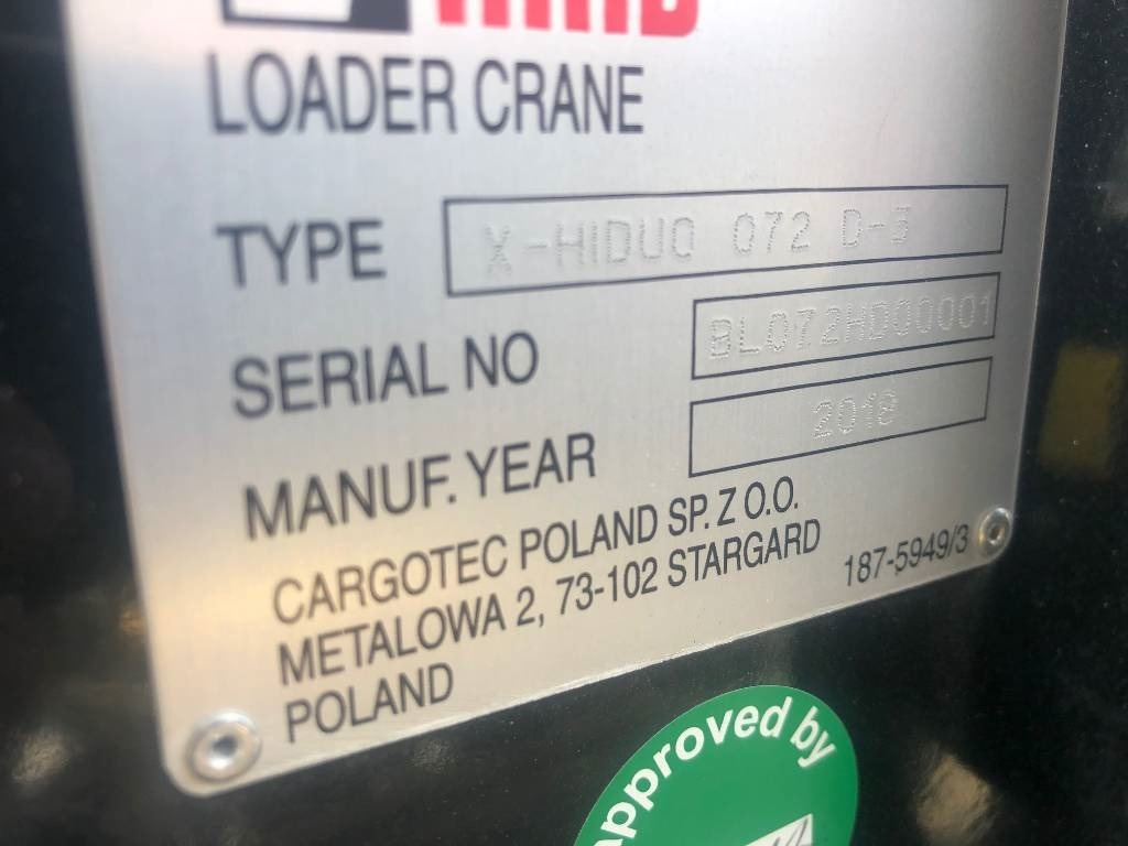 Hiab X-HiDuo 072 D-3 - ونش كرين - شاحنة: صور 3 Hiab X-HiDuo 072 D-3 - ونش كرين - شاحنة: صور 3