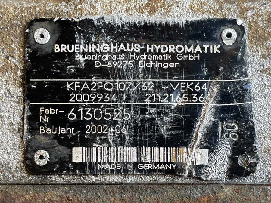 BRUENINGHAUS HYDROMATIK HYDRAULIC PUMP KFA2FO107 - مضخة هيدروليكية - شاحنة: صور 3 BRUENINGHAUS HYDROMATIK HYDRAULIC PUMP KFA2FO107 - مضخة هيدروليكية - شاحنة: صور 3