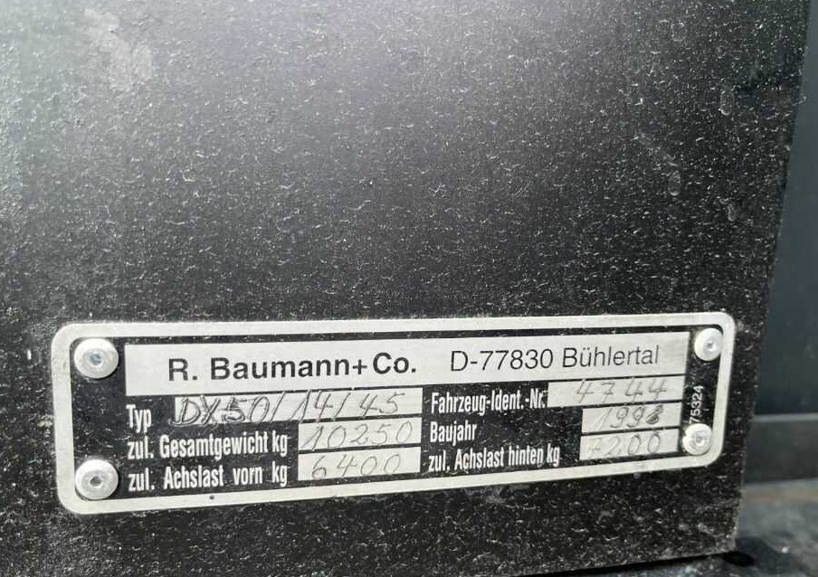 Baumann DX 50/14/45 - محمل الجانب: صور 5 Baumann DX 50/14/45 - محمل الجانب: صور 5