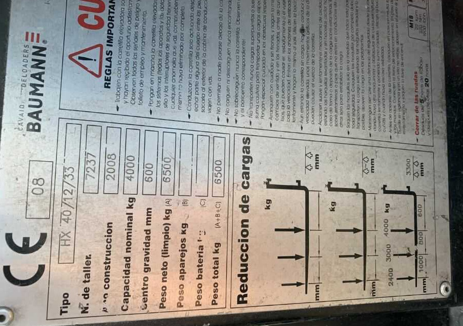 Baumann HX40/12/33 - محمل الجانب: صور 4 Baumann HX40/12/33 - محمل الجانب: صور 4