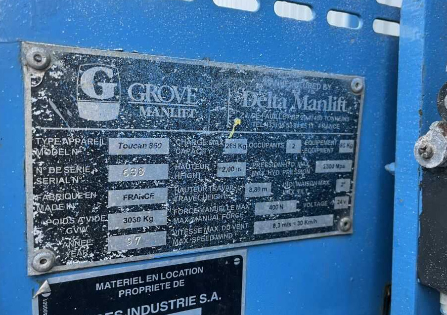 Grove Toucan860 - الرأسي رفع الصاري: صور 4 Grove Toucan860 - الرأسي رفع الصاري: صور 4