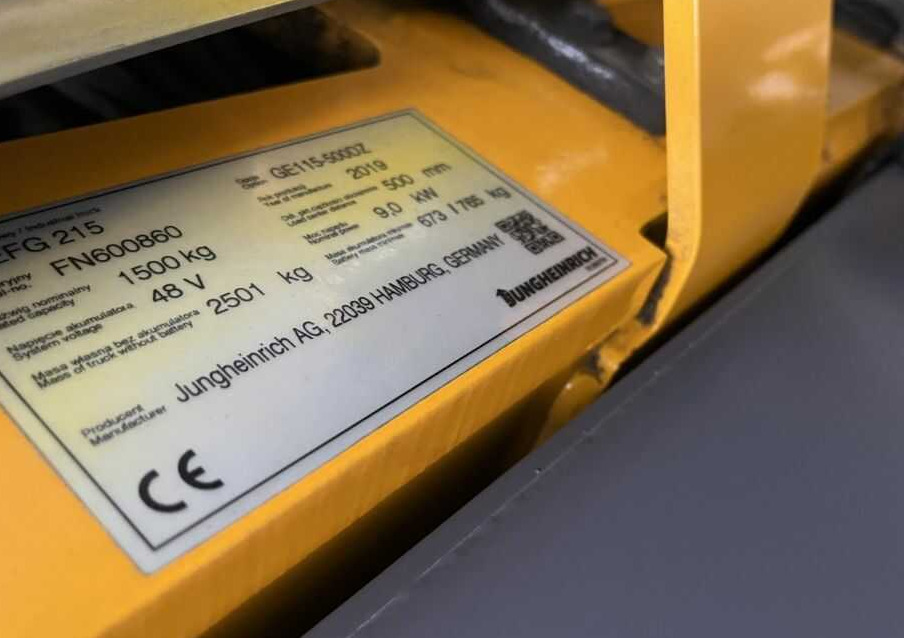Jungheinrich EFG215 - رافعة شوكية كهربائية: صور 4 Jungheinrich EFG215 - رافعة شوكية كهربائية: صور 4