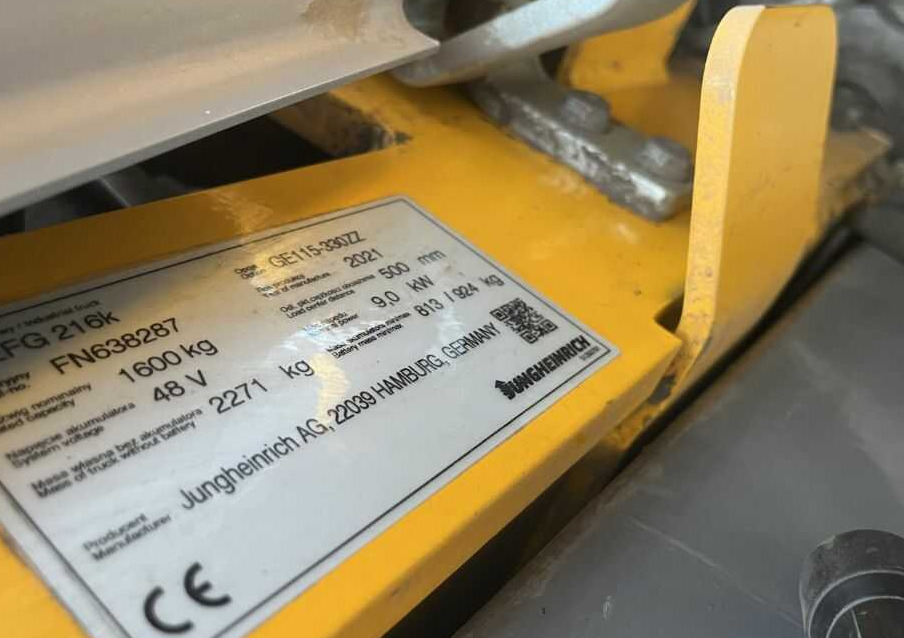 Jungheinrich EFG216k - رافعة شوكية كهربائية: صور 4 Jungheinrich EFG216k - رافعة شوكية كهربائية: صور 4