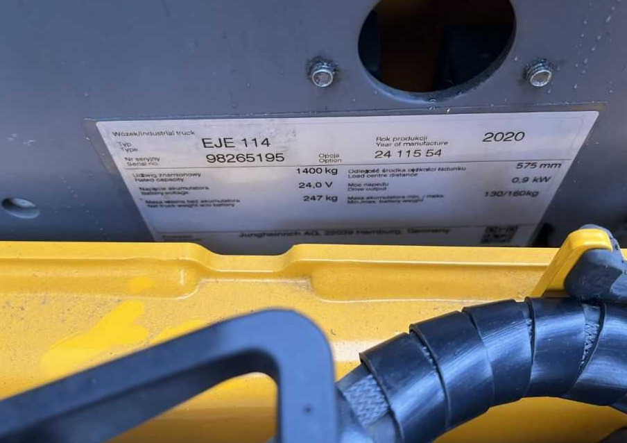 Jungheinrich EJE114 - معدات الرفع منخفض المستوى: صور 4 Jungheinrich EJE114 - معدات الرفع منخفض المستوى: صور 4