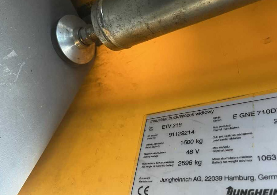 Jungheinrich ETV216 - شاحنة مناولة: صور 4 Jungheinrich ETV216 - شاحنة مناولة: صور 4
