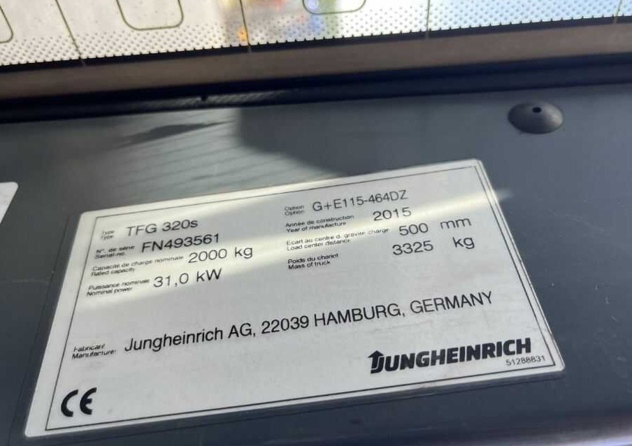 Jungheinrich TFG320s - رافعة شوكية تعمل بالغاز: صور 4 Jungheinrich TFG320s - رافعة شوكية تعمل بالغاز: صور 4