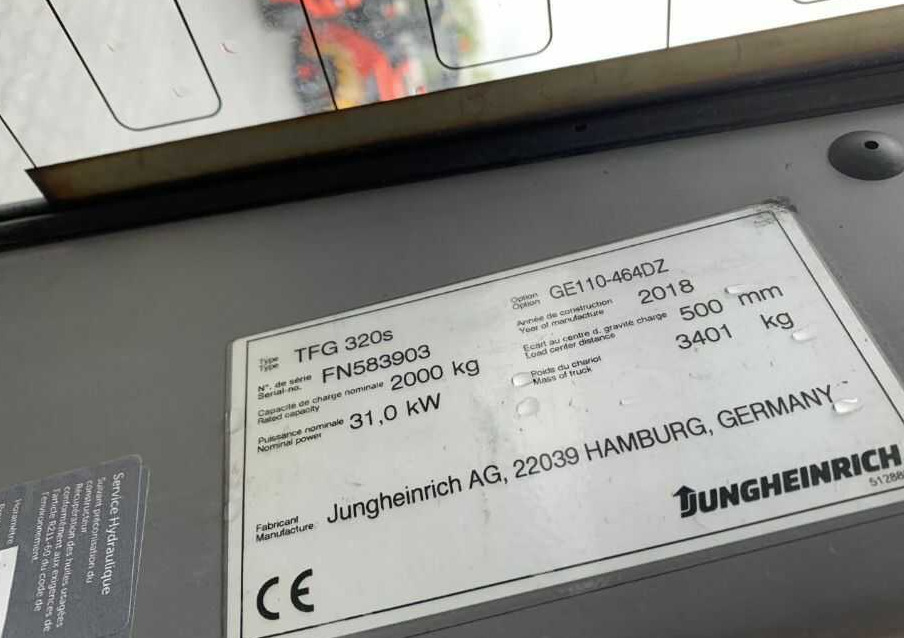 Jungheinrich TFG320s - رافعة شوكية تعمل بالغاز: صور 4 Jungheinrich TFG320s - رافعة شوكية تعمل بالغاز: صور 4