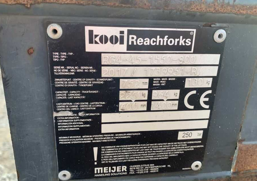 Kooi RG4-45-1550 - ذراع الرافعة - معدات المناولة: صور 2 Kooi RG4-45-1550 - ذراع الرافعة - معدات المناولة: صور 2