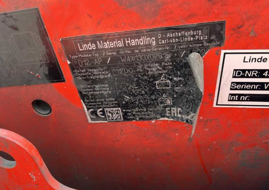 Linde D12AP - معدات تكديس: صور 4 Linde D12AP - معدات تكديس: صور 4