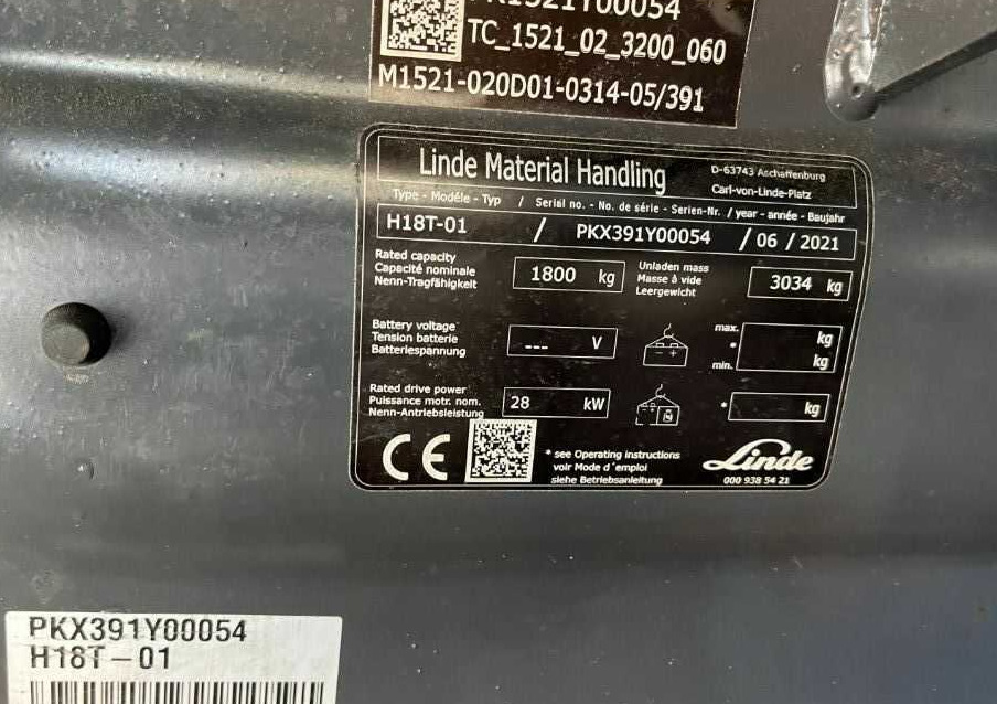 Linde H18T-01 - رافعة شوكية تعمل بالغاز: صور 4 Linde H18T-01 - رافعة شوكية تعمل بالغاز: صور 4