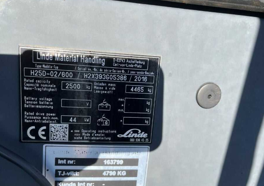 Linde H25D-02/600 - رافعة شوكية ديزل: صور 4 Linde H25D-02/600 - رافعة شوكية ديزل: صور 4