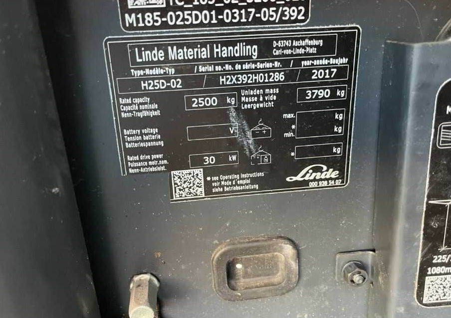 Linde H25D-02 - رافعة شوكية ديزل: صور 4 Linde H25D-02 - رافعة شوكية ديزل: صور 4