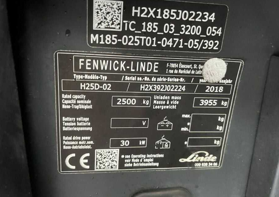 Linde H25D-02 - رافعة شوكية ديزل: صور 4 Linde H25D-02 - رافعة شوكية ديزل: صور 4