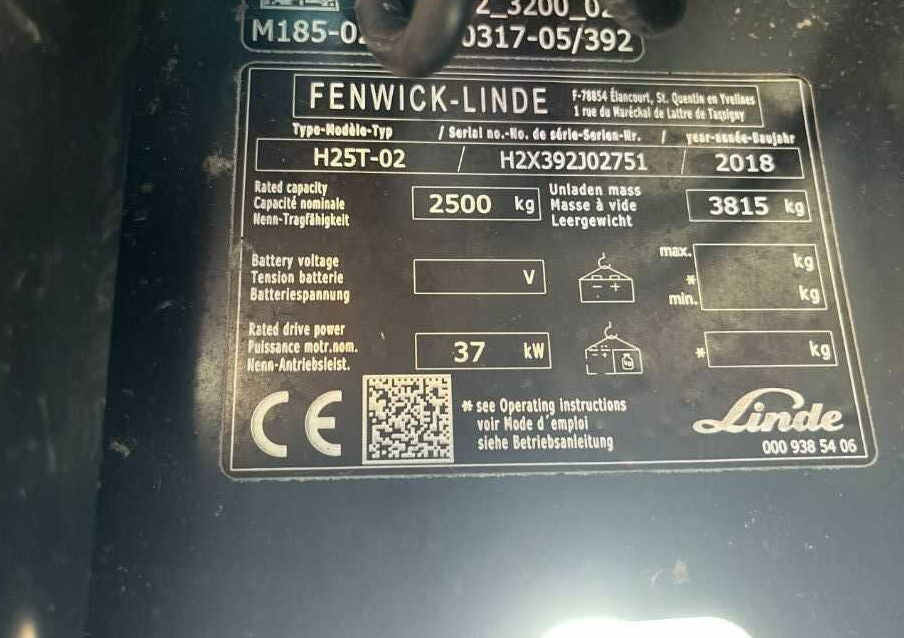Linde H25T-02 - رافعة شوكية تعمل بالغاز: صور 4 Linde H25T-02 - رافعة شوكية تعمل بالغاز: صور 4
