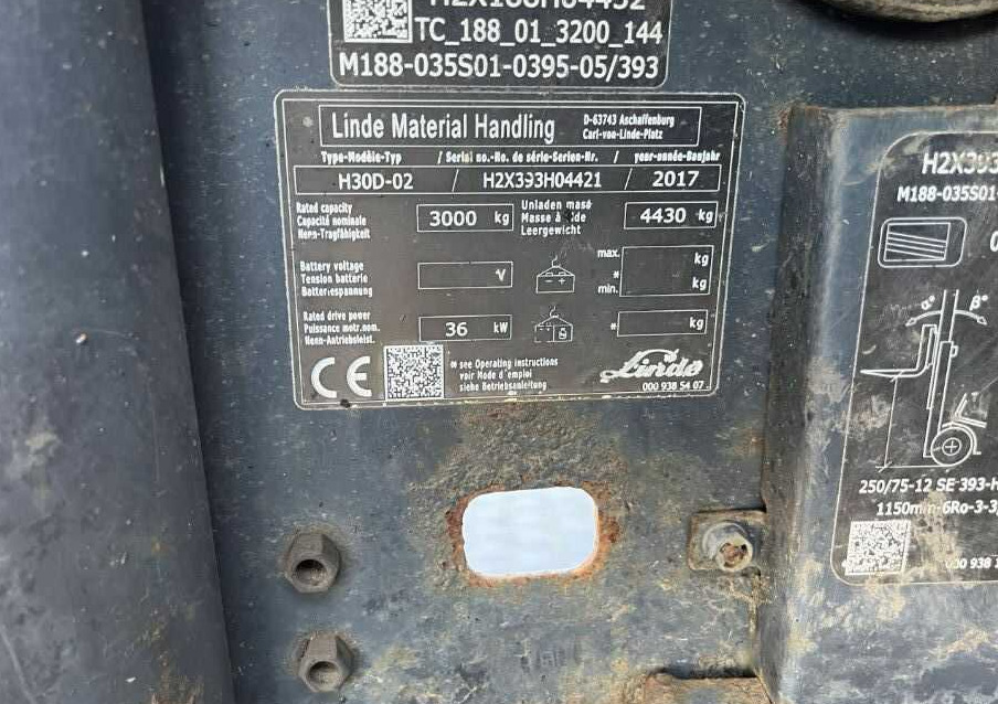 Linde H35D-02 - رافعة شوكية ديزل: صور 4 Linde H35D-02 - رافعة شوكية ديزل: صور 4