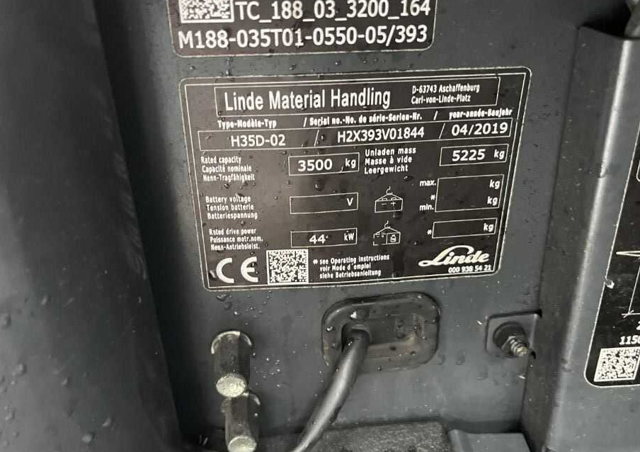 Linde H35D-02 - رافعة شوكية ديزل: صور 4 Linde H35D-02 - رافعة شوكية ديزل: صور 4