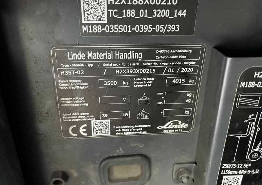 Linde H35T-02 - رافعة شوكية تعمل بالغاز: صور 4 Linde H35T-02 - رافعة شوكية تعمل بالغاز: صور 4