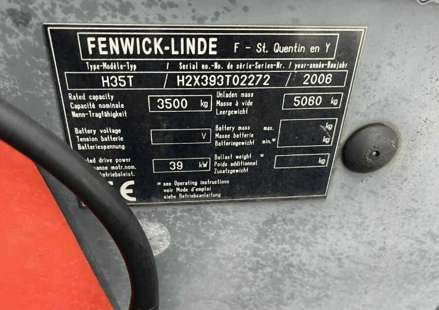 Linde H35T - رافعة شوكية تعمل بالغاز: صور 5 Linde H35T - رافعة شوكية تعمل بالغاز: صور 5