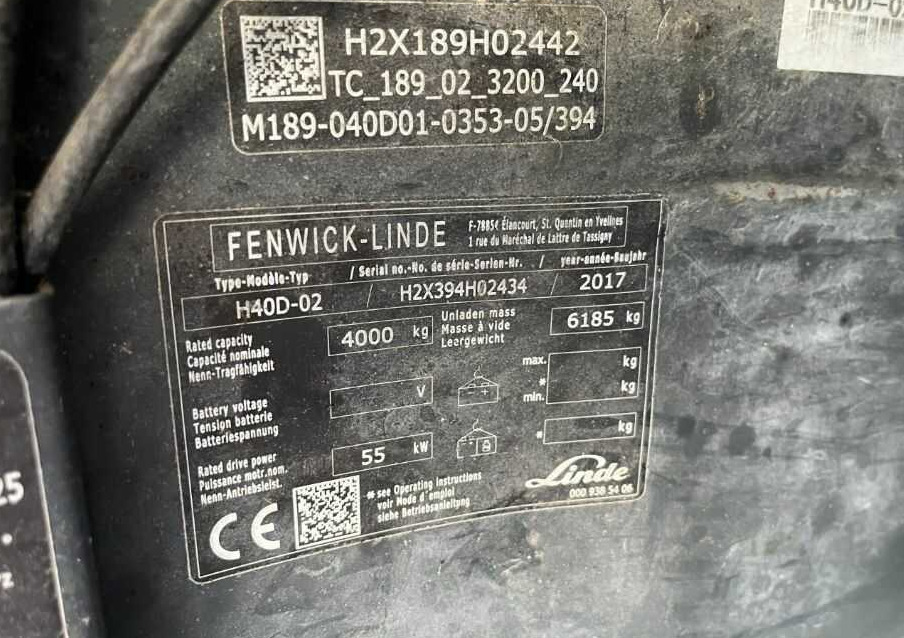Linde H40D-02 - رافعة شوكية ديزل: صور 4 Linde H40D-02 - رافعة شوكية ديزل: صور 4