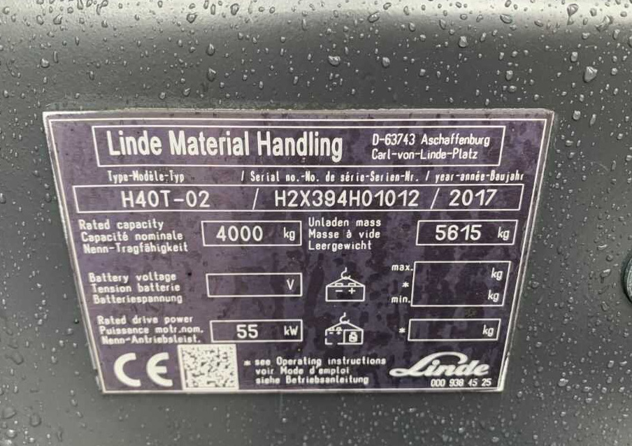 Linde H40T-02 - رافعة شوكية تعمل بالغاز: صور 4 Linde H40T-02 - رافعة شوكية تعمل بالغاز: صور 4