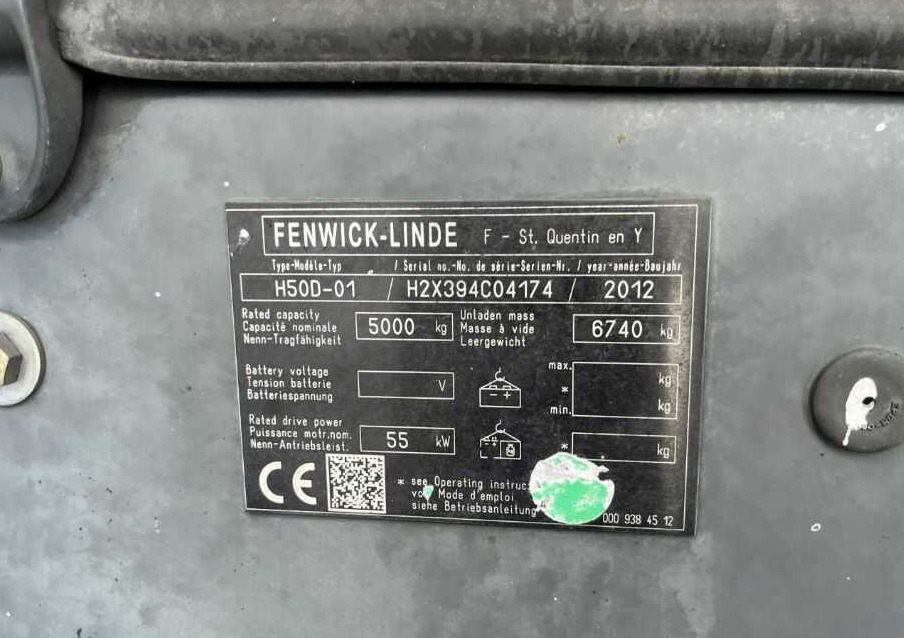 Linde H50D-01 - رافعة شوكية ديزل: صور 4 Linde H50D-01 - رافعة شوكية ديزل: صور 4