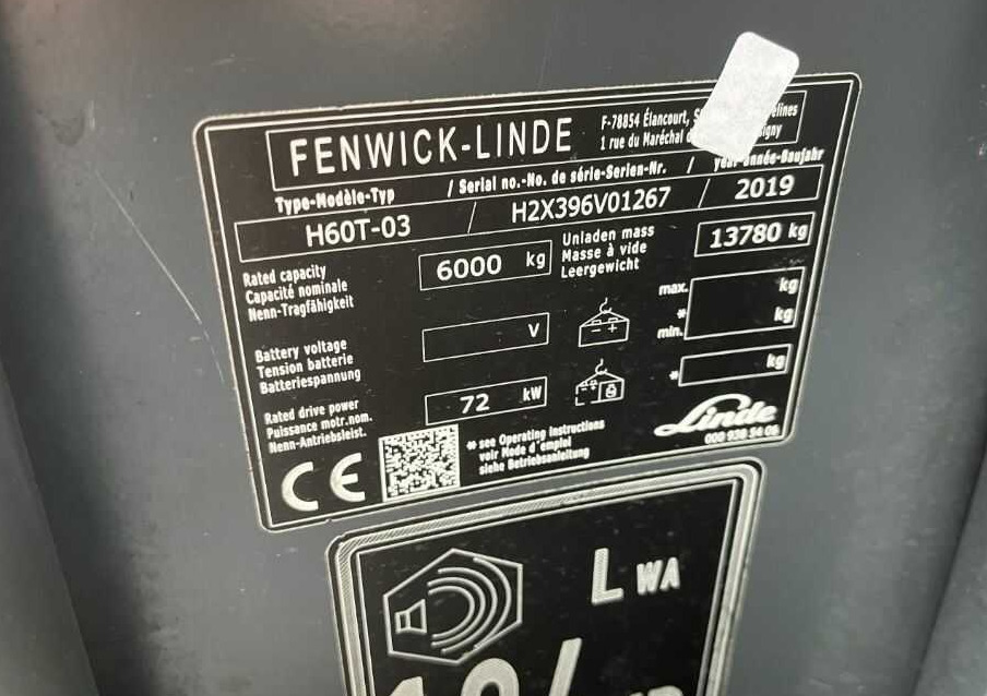 Linde H60T-03 - رافعة شوكية تعمل بالغاز: صور 4 Linde H60T-03 - رافعة شوكية تعمل بالغاز: صور 4