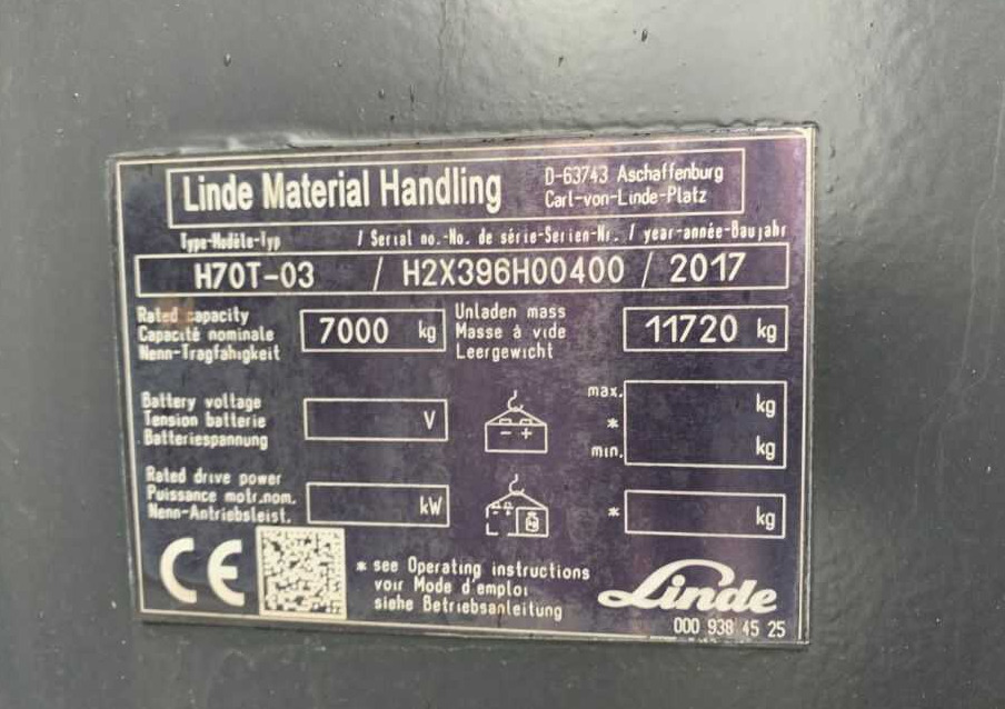 Linde H70T-03 - رافعة شوكية تعمل بالغاز: صور 2 Linde H70T-03 - رافعة شوكية تعمل بالغاز: صور 2