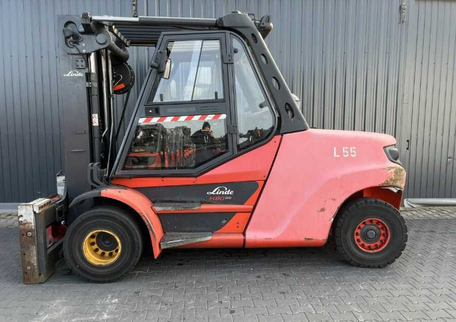 Linde H80D-03/1100 - رافعة شوكية ديزل: صور 2 Linde H80D-03/1100 - رافعة شوكية ديزل: صور 2