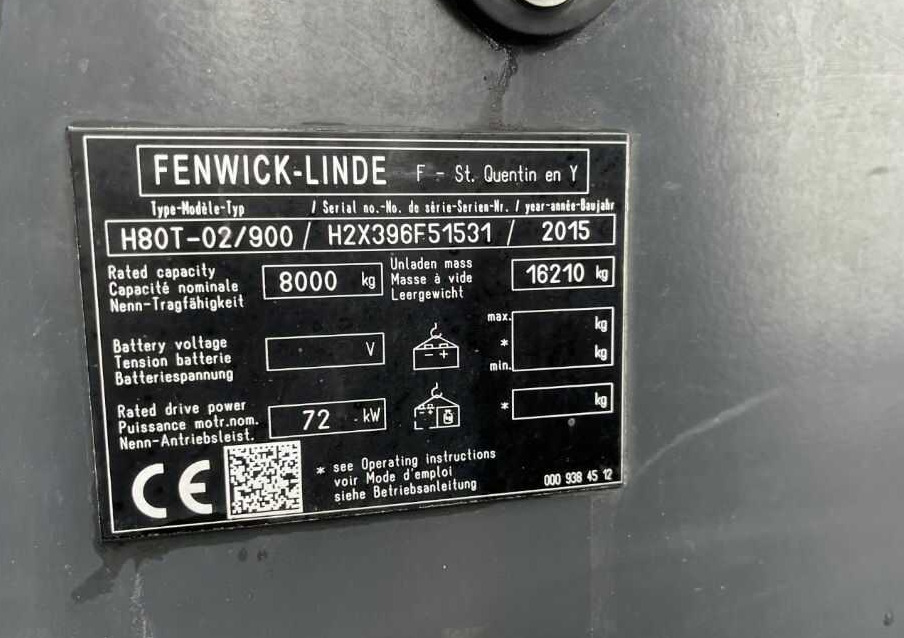 Linde H80T-02/900 - رافعة شوكية تعمل بالغاز: صور 4 Linde H80T-02/900 - رافعة شوكية تعمل بالغاز: صور 4