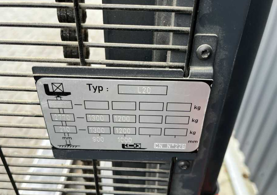 Linde L20 - معدات تكديس: صور 5 Linde L20 - معدات تكديس: صور 5