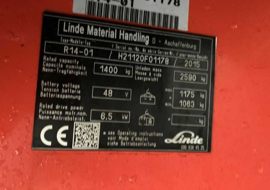 Linde R14-01 - شاحنة مناولة: صور 4 Linde R14-01 - شاحنة مناولة: صور 4
