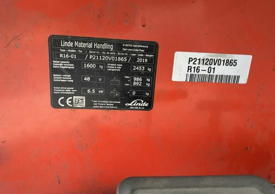 Linde R16-01 - شاحنة مناولة: صور 4 Linde R16-01 - شاحنة مناولة: صور 4