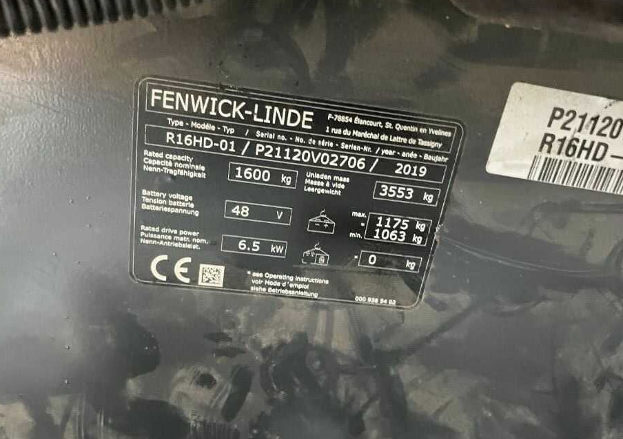 Linde R16HD-01 - شاحنة مناولة: صور 4 Linde R16HD-01 - شاحنة مناولة: صور 4