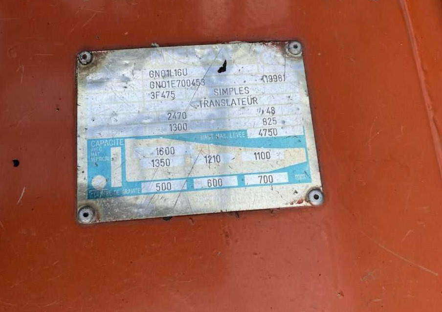 Nissan GN01L16U - رافعة شوكية كهربائية: صور 4 Nissan GN01L16U - رافعة شوكية كهربائية: صور 4