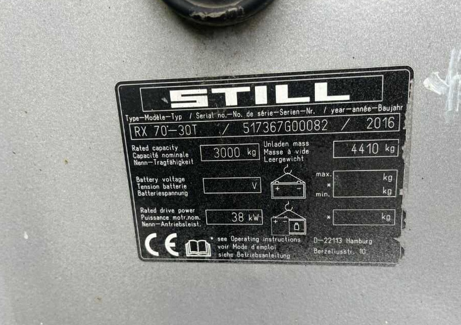 Still RX70-30T - رافعة شوكية تعمل بالغاز: صور 4 Still RX70-30T - رافعة شوكية تعمل بالغاز: صور 4