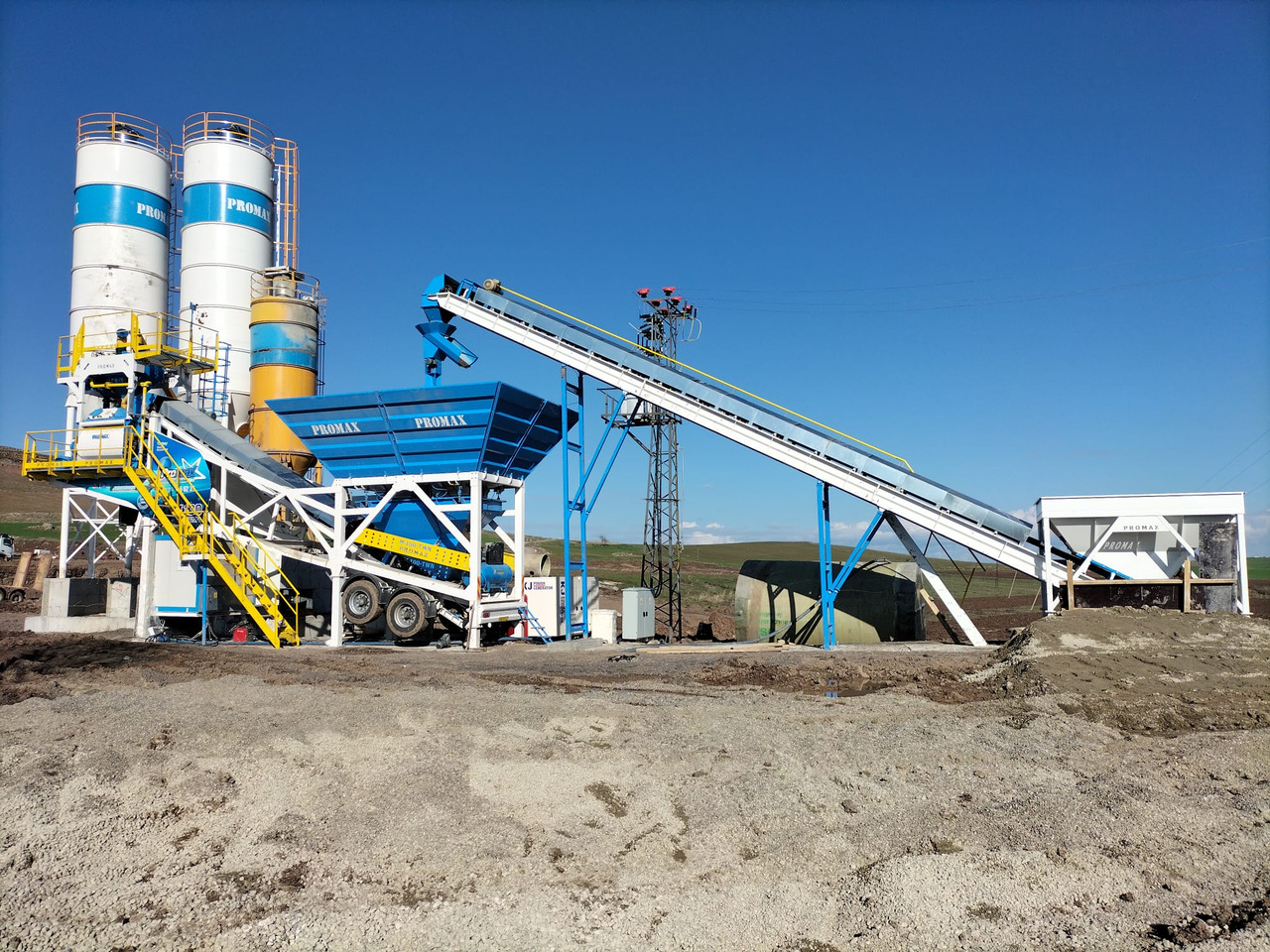 جديد مصنع خلط الخرسانة PROMAX MOBILE CONCRETE BATCHING PLANT M100-TWN (100m3/h): صور 9