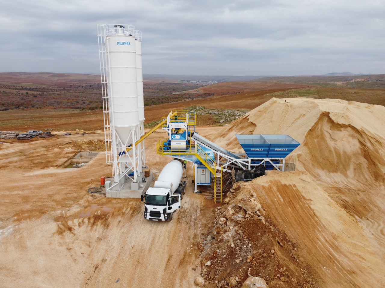 جديد مصنع خلط الخرسانة PROMAX MOBILE CONCRETE BATCHING PLANT M100-TWN (100m3/h): صور 12